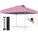 10 X 10 FT Foldable Outdoor Patio Shelter Canopy Tent with 1-Push Center Lock by LJGDeals
