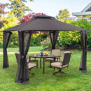 10' x 12' Gazebo Replacement Canopy Top with Air Vent by LJGDeals