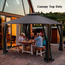 10' x 12' Gazebo Replacement Canopy Top with Air Vent by LJGDeals