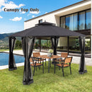 10' x 12' Gazebo Replacement Canopy Top with Air Vent by LJGDeals