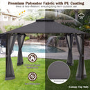 10' x 12' Gazebo Replacement Canopy Top with Air Vent by LJGDeals