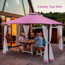 10' x 12' Gazebo Replacement Canopy Top with Air Vent by LJGDeals