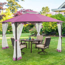 10' x 12' Gazebo Replacement Canopy Top with Air Vent by LJGDeals