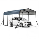 10 x 14.5 FT Heavy-Duty Carport Outdoor Galvanized Steel Garage Car Shelter with Leak-proof Roof by LJGDeals