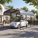 10 x 14.5 FT Heavy-Duty Carport Outdoor Galvanized Steel Garage Car Shelter with Leak-proof Roof by LJGDeals