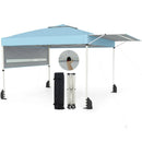 10 x 17 Feet Pop Up Canopy Tent with Dual Adjustable Awnings by DirectDeals