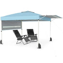 10 x 17 Feet Pop Up Canopy Tent with Dual Adjustable Awnings by DirectDeals