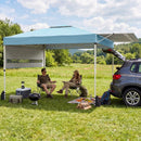 10 x 17 Feet Pop Up Canopy Tent with Dual Adjustable Awnings by DirectDeals