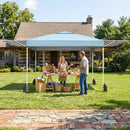 10 x 17 Feet Pop Up Canopy Tent with Dual Adjustable Awnings by LJGDeals