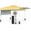 10 x 17 Feet Pop Up Canopy Tent with Dual Adjustable Awnings by LJGDeals