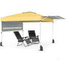 10 x 17 Feet Pop Up Canopy Tent with Dual Adjustable Awnings by DirectDeals