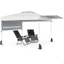 10 x 17 Feet Pop Up Canopy Tent with Dual Adjustable Awnings by DirectDeals