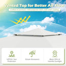 10 x 17 Feet Pop Up Canopy Tent with Dual Adjustable Awnings by LJGDeals