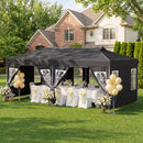 Pop Up Canopy Tent 10x20 FT with 6 Sidewalls by DirectDeals