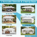 Pop Up Canopy Tent 10x20 FT with 6 Sidewalls by LJGDeals