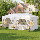 Pop Up Canopy Tent 10x20 FT with 6 Sidewalls by LJGDeals