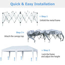 10 x 20 FT Pop up Canopy Tent with Carry Bag for Party BBQ-White by LJGDeals