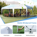 10 x 20 FT Pop up Canopy Tent with Carry Bag for Party BBQ-White by LJGDeals
