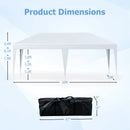 10 x 20 FT Pop up Canopy Tent with Carry Bag for Party BBQ-White by LJGDeals