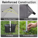 Pop Up Canopy Tent 10x30 FT with 8 Sidewalls by LJGDeals