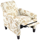 Push Back Upholstered Recliner Armchair by HouseOfZazla