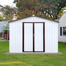 10' x 8' Garden Sheds Outdoor Storage Sheds by HouseOfZazla