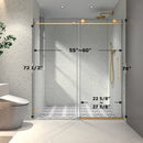 6076 Brushed Shower Door by HouseOfZazla