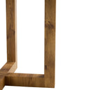 A modern and practical circular dining table. Made of MDF tabletop and wooden MDF table legs. A set of 4 cushioned chairs.