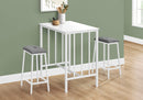 3 Piece Dining Set, Counter Height, Rectangular, Small, Contemporary & Modern by HouseOfZazla