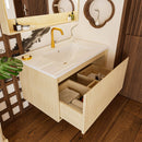 Wall Mounted Floating Bathroom Vanity With Sink And Drawers by HouseOfZazla