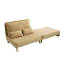 Mid Century Modern Foldable Sofa Bed, 3 In 1 Convertible Sleeper With 3 Pillows by HouseOfZazla