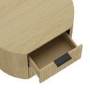 Olivia - Nightstand With 2 Drawers - Oak by HouseOfZazla