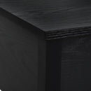 39" Modern Lift Top Coffee Table Desk With Hidden Storage Compartment for Living Room, Black Woodgrain