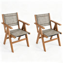 2 Piece HIPS Outdoor Dining Chair Perfect For Patio Meal Togethers & Garden Brunch Relaxation Moments by HouseOfZazla