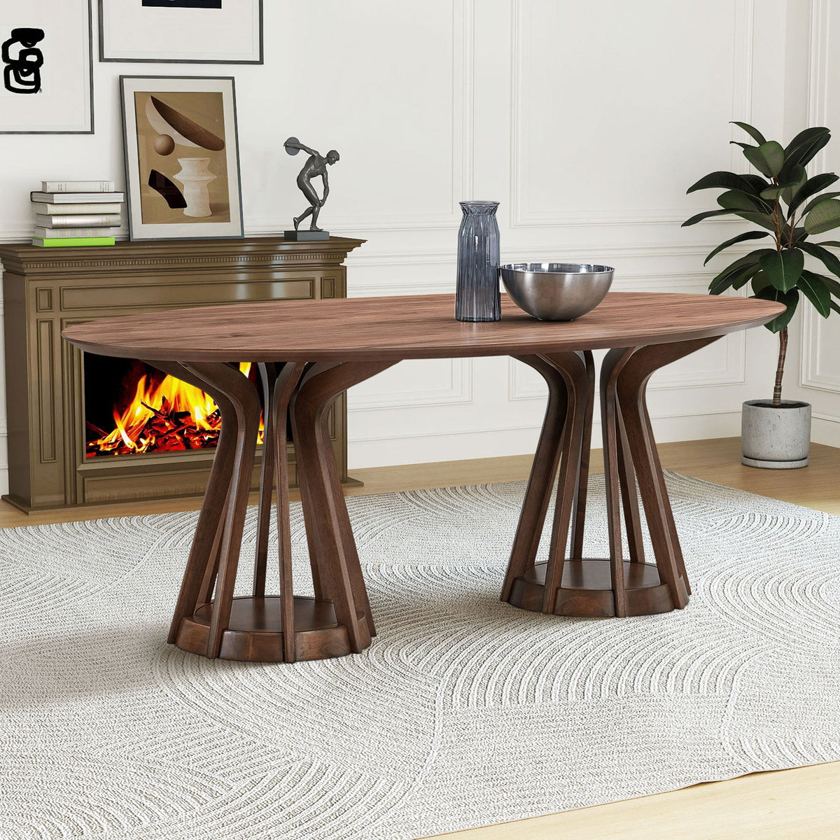 78.74 Inch Modern Dining Table, photo 2 of 10