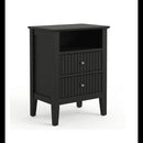 Fluted Nightstand With 2 Drawers by HouseOfZazla