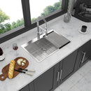 Stainless Steel Drop In Kitchen Sink, Topmount by HouseOfZazla
