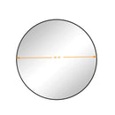 Wall Circular Mirror Metal Framed Mirror Round Vanity Mirror Dressing Mirror, For Bathroom, Living Room, Bedroom Wall Decor by Unique Piece Furniture