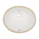 Elegant Ceramic Oval Undermount Bathroom Sink With Overflow by HouseOfZazla