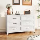 6 Drawer Dresser for Bedroom, Modern Metal Storage Chest