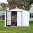 10' x 8' Garden Sheds Outdoor Storage Sheds by HouseOfZazla