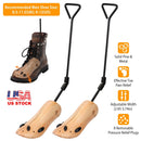 One Pair Boot Stretcher Adjustable Width Shoe Shaper Wooden Boot Widener Expander for Men Women