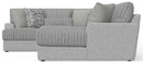Titan - Sectional With Comfort Coil Seating And Accent Pillows Included