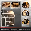 49'' Stainless Steel Standard Grill Featuring Infrared Back Burner