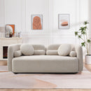 2 Seater Sofa Couch For Living Room - Light Beige