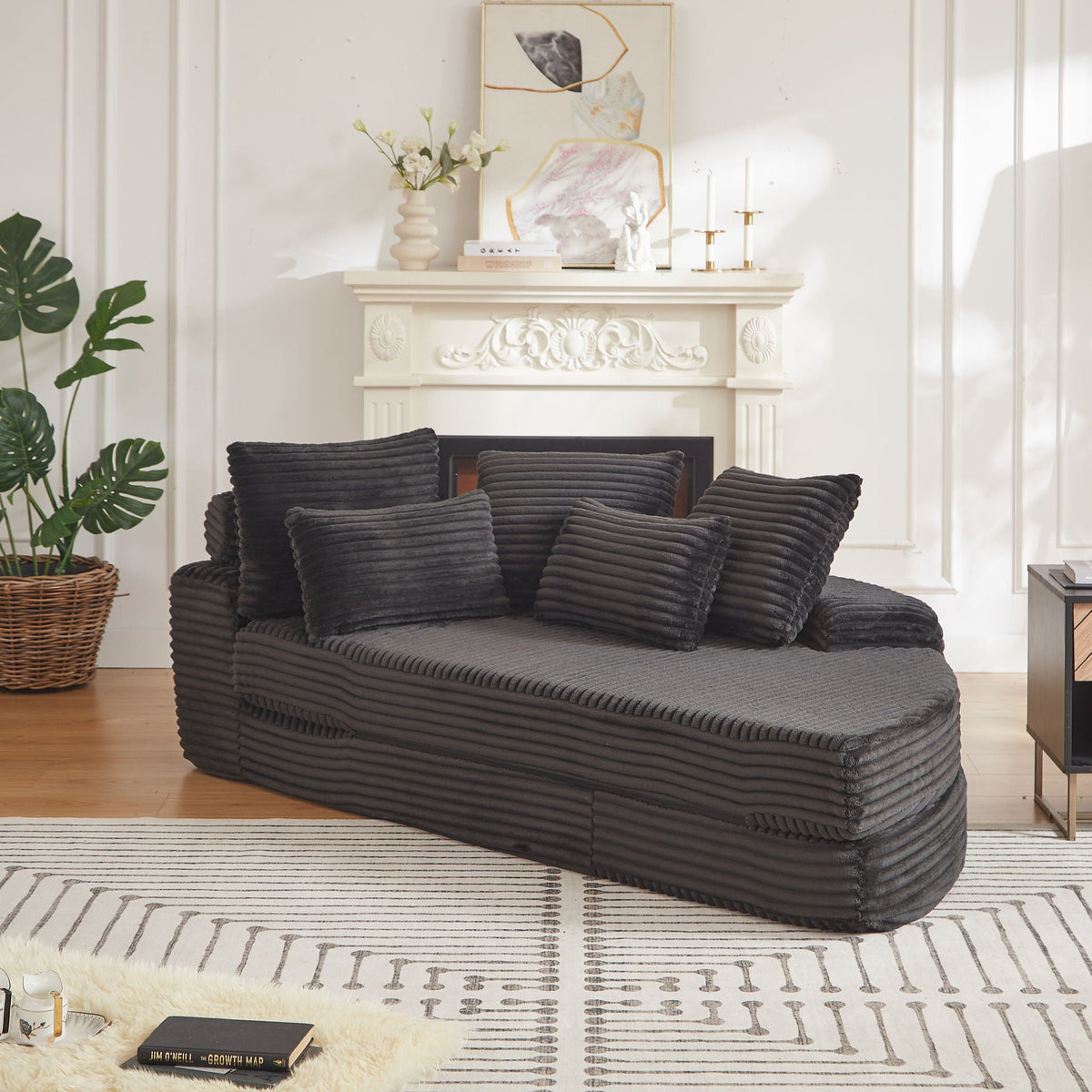Semi Circular 2 In 1 Sofa Bed With Neck Pillow, photo 5 of 40