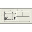 10ft Handicap-Accessible Portable Toilet with Shower by Chery Industrial