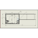 10ft Handicap-Accessible Portable Toilet with Shower