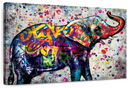 Epic Colorful Elephant Wall Art