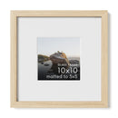 Standalone Glass Oak Wood Frames